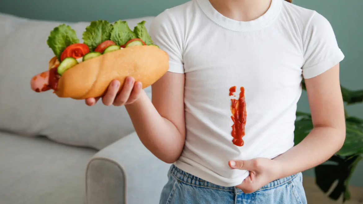 comment enlever tache ketchup